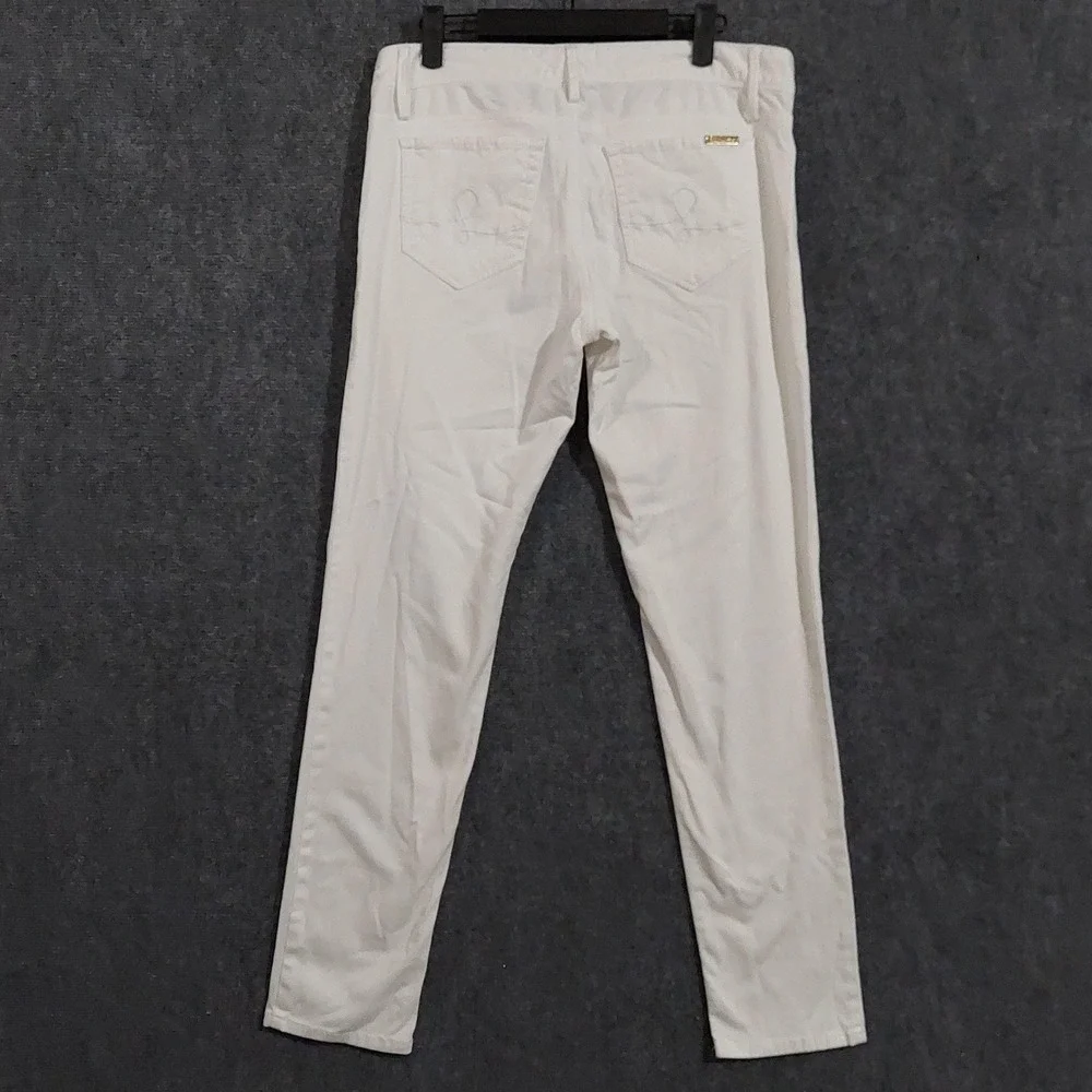 Lilly Pulitzer Pants Womens 10 White Worth Skinny Denim Jegging Stretch‎ Slim